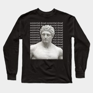 Existential Dread - Vaporwave Greek Bust Long Sleeve T-Shirt